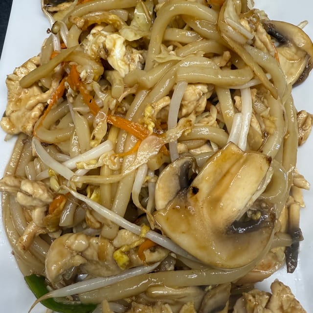 Udon Noodles Stir fly.